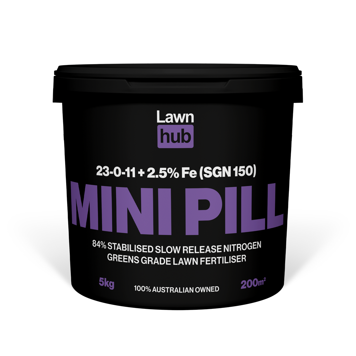 Mini Pill 150sgn Fine Lawn Fertiliser 23-0-11 +5%Ca, 2%Fe, 1%Mn and 3%Mg 5kg (Controlled Release)