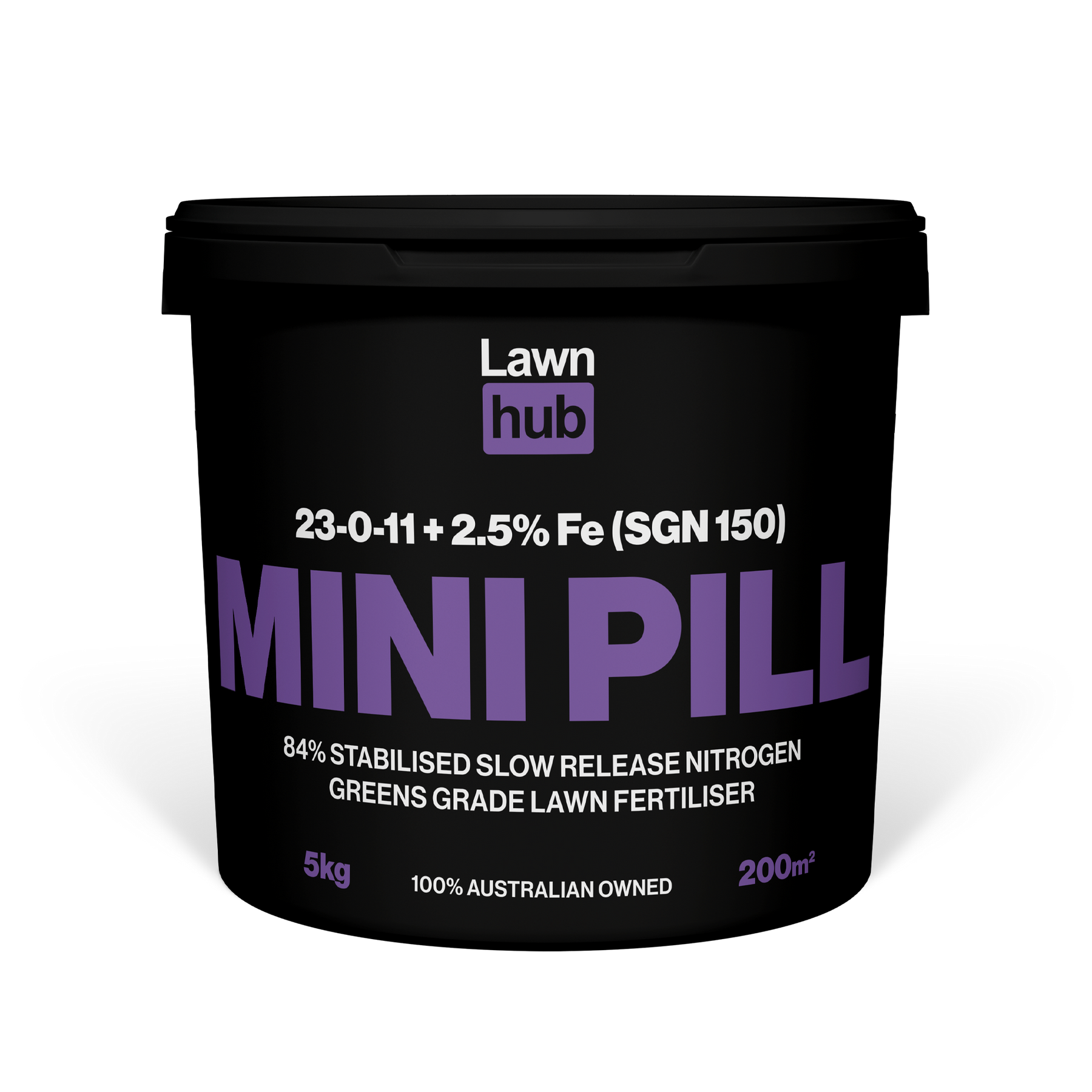 Mini Pill 150sgn Fine Lawn Fertiliser 23-0-11 +5%Ca, 2%Fe, 1%Mn and 3%Mg 5kg (Controlled Release)