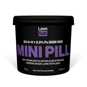 Mini Pill 150sgn Fine Lawn Fertiliser 23-0-11 +5%Ca, 2%Fe, 1%Mn and 3%Mg 5kg (Controlled Release)