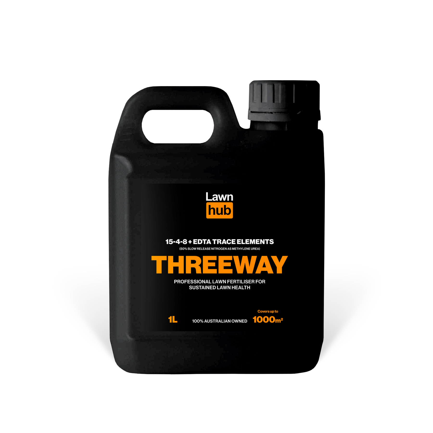 Threeway Lawn Fertiliser 15:4:8 + Trace Elements 1L