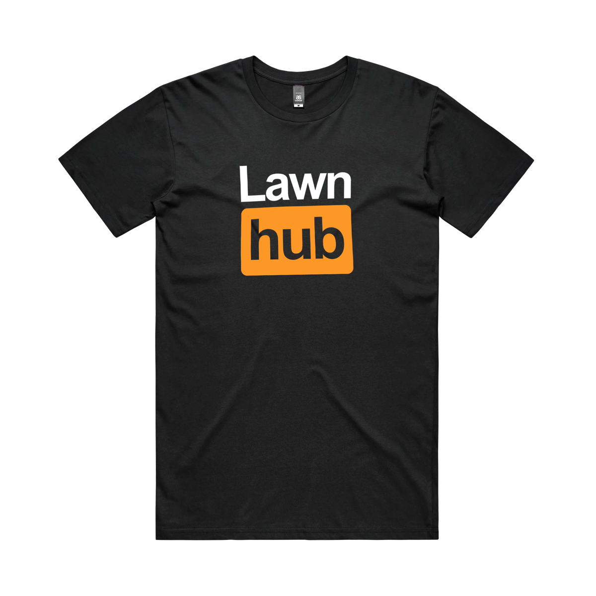 Lawnhub Black T-Shirt