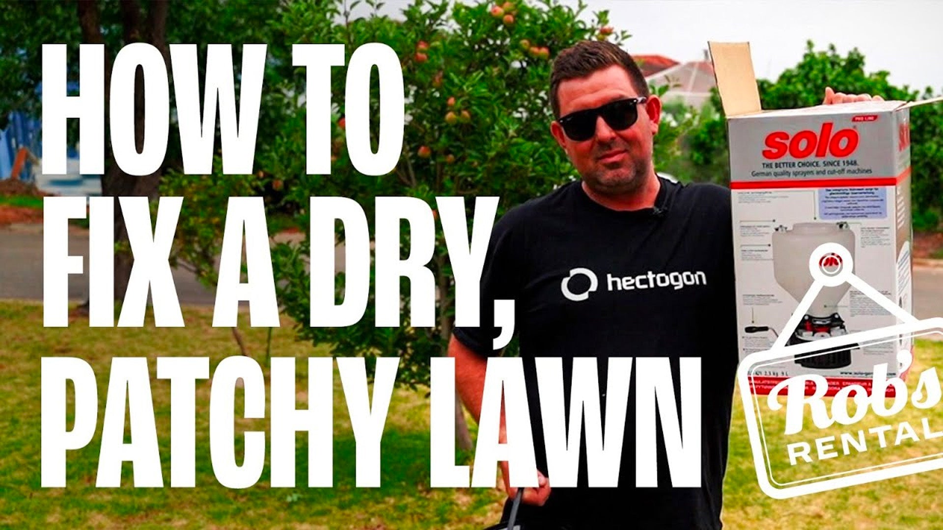 How to fix a dry, patchy lawn