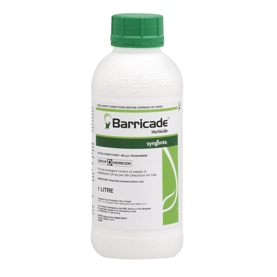 Barricade Pre-Emergent Herbicide 1L