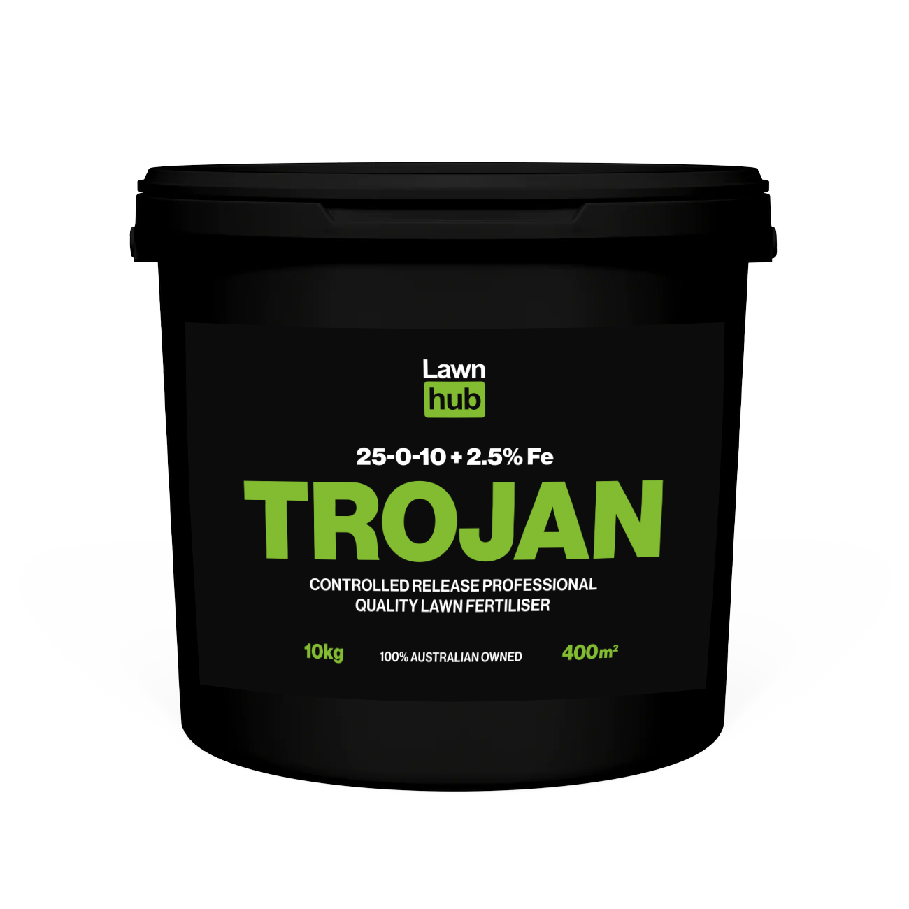 Trojan Lawn Fertiliser 25:0:10+2.5% Fe - Slow Release Fertiliser