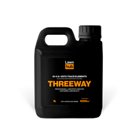 Threeway Lawn Fertiliser 15:4:8 + Trace Elements 1L