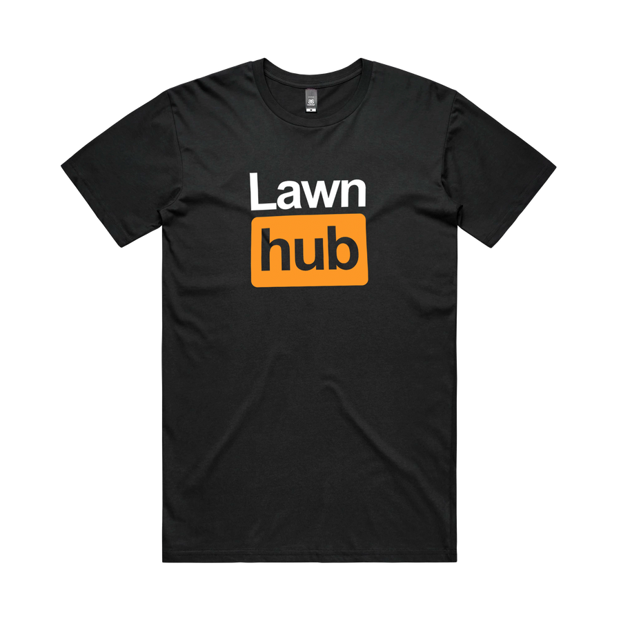 Lawnhub Black T-Shirt