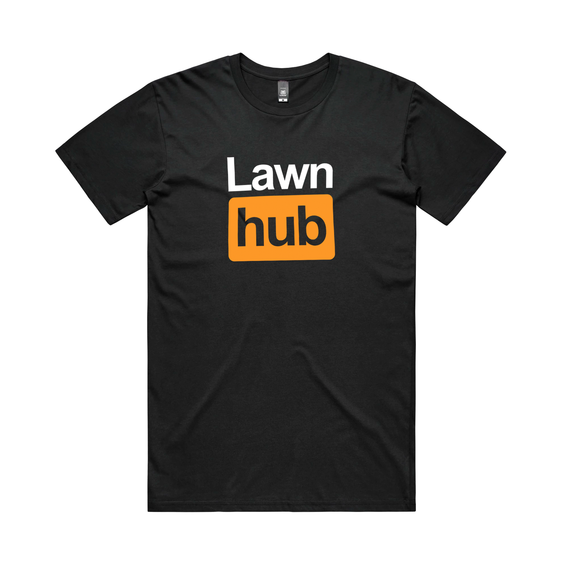 Lawnhub Black T-Shirt